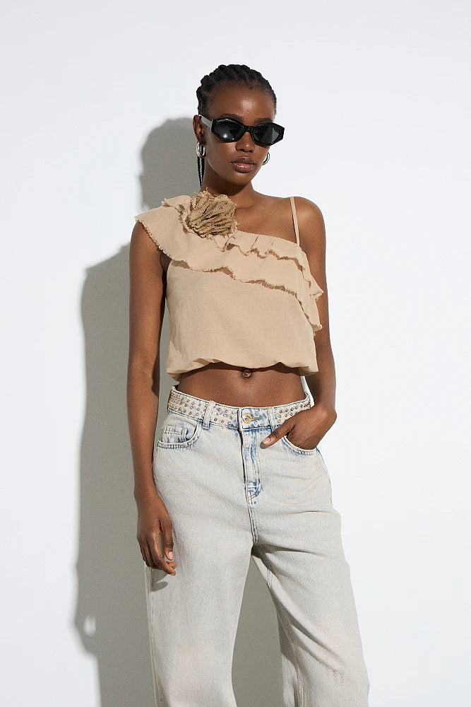 TOP FLEUR PAILLE 210063 By BSB