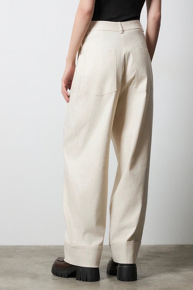 PANTALON EN LIN 212019P By BSB