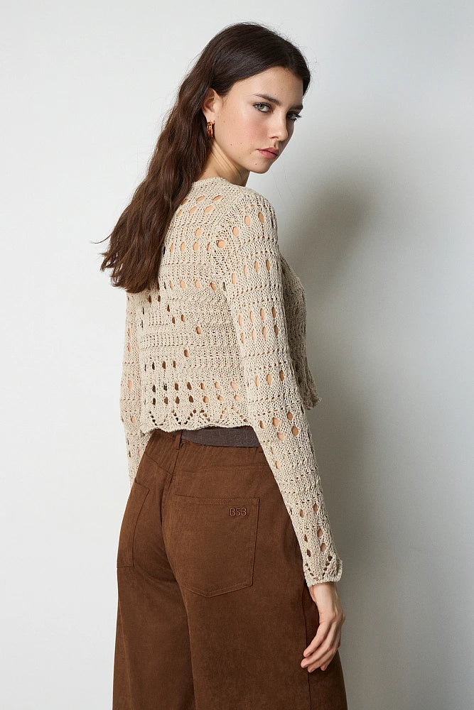 PULL MAILLE AJOURE 215006P By BSB