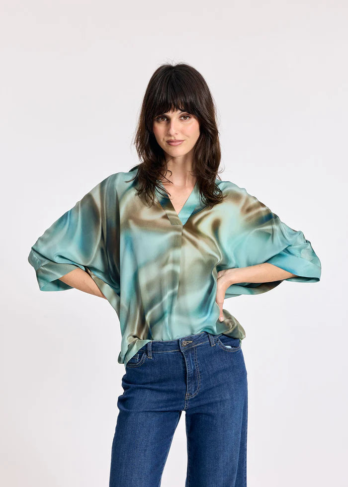 BLOUSE COL V EDA By LAUREN VIDAL