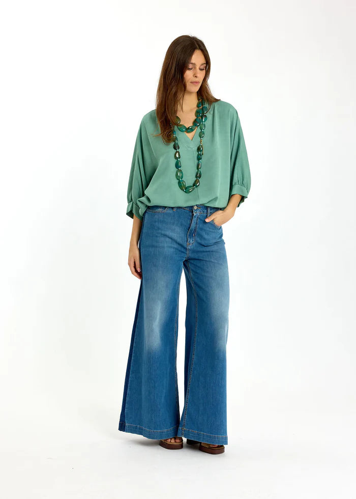 BLOUSE COL V LONGUE FERDI By LAUREN VIDAL