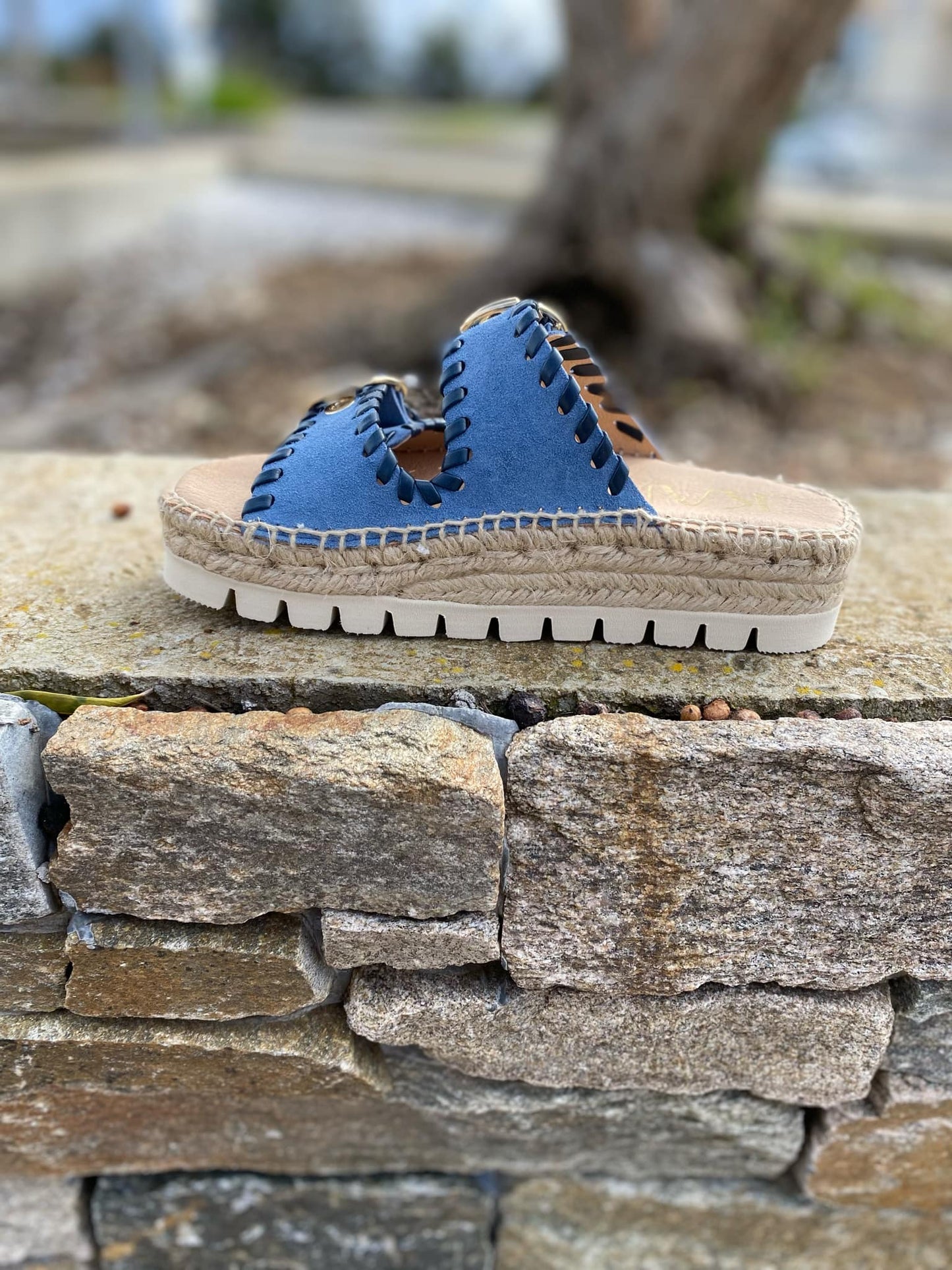 MULE DEUX BRIDE DENIM KV25015 By KANNA