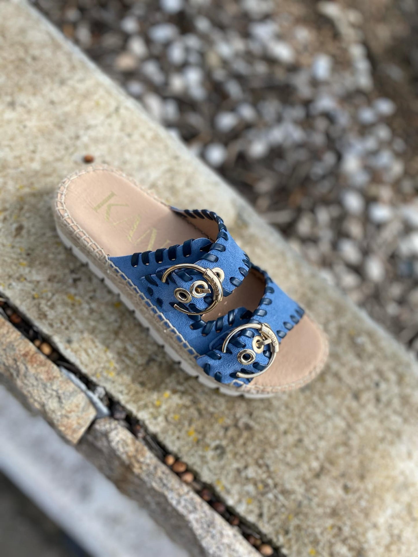 MULE DEUX BRIDE DENIM KV25015 By KANNA
