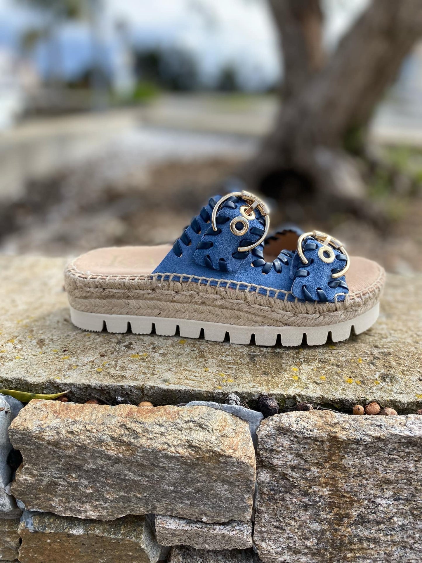 MULE DEUX BRIDE DENIM KV25015 By KANNA