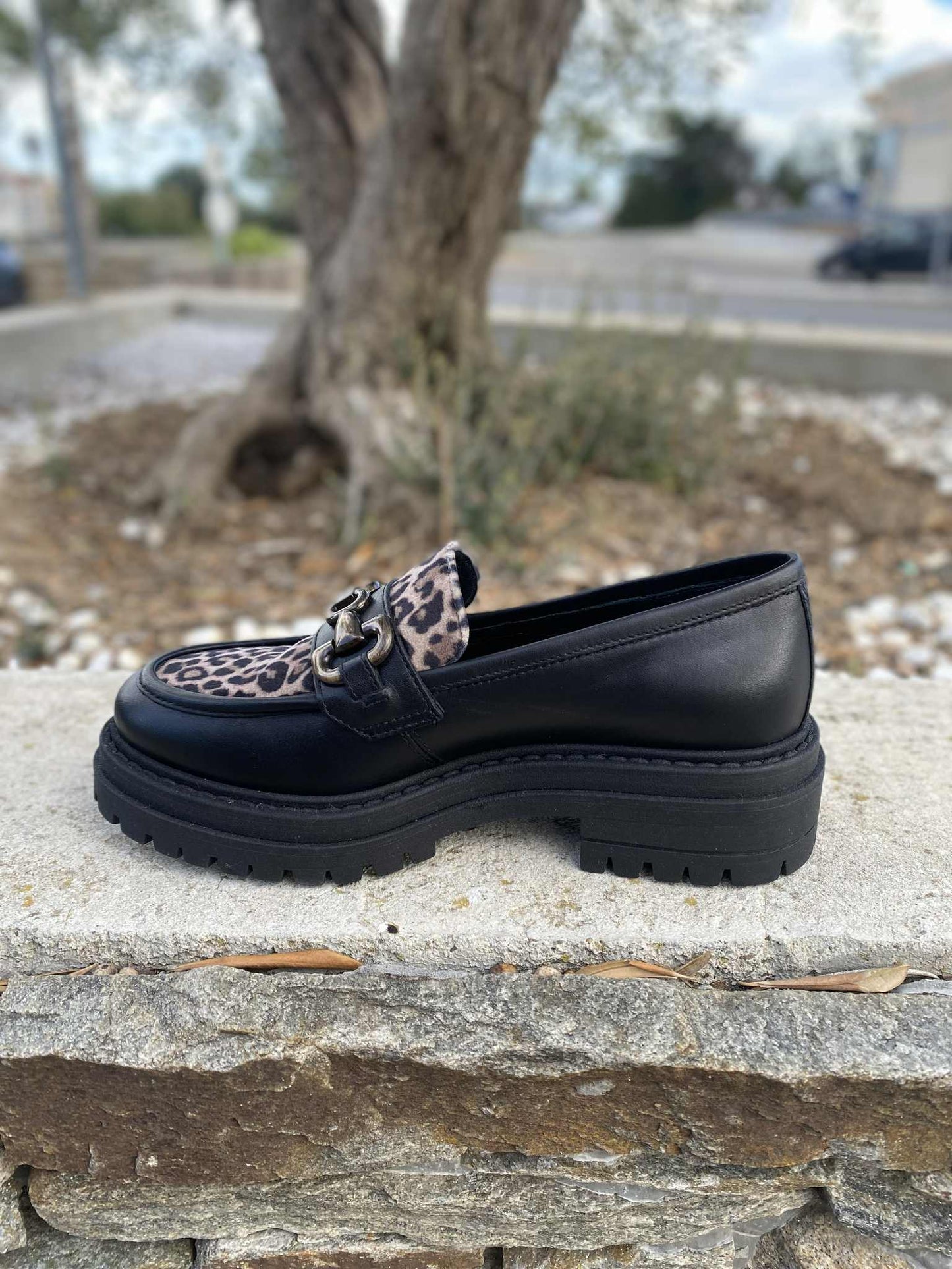 MOCASSINS LEOPARD I514012D By NERO GIARDINI