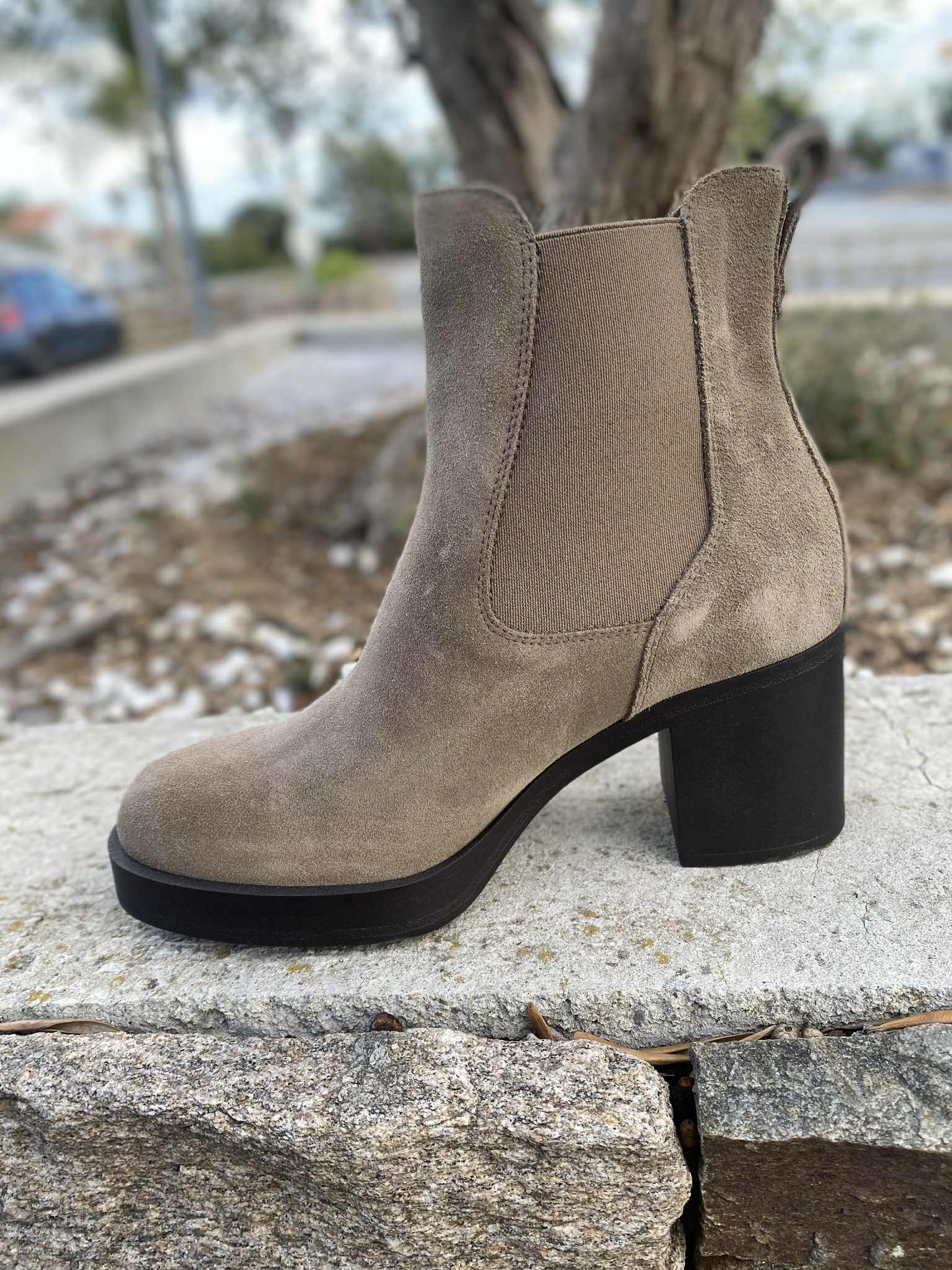 BOTTINES TALONS SUEDE I513890D By NERO GIARDINI