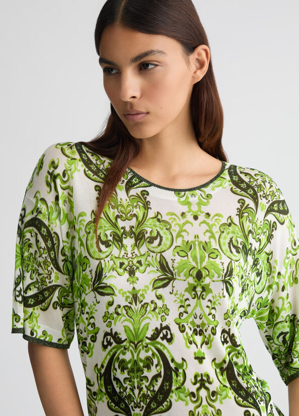 TSHIRT COL ROND FIN WA5475 By LIU JO