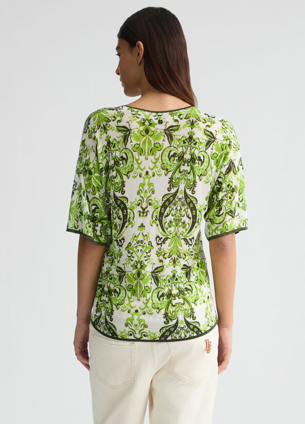 TSHIRT COL ROND FIN WA5475 By LIU JO