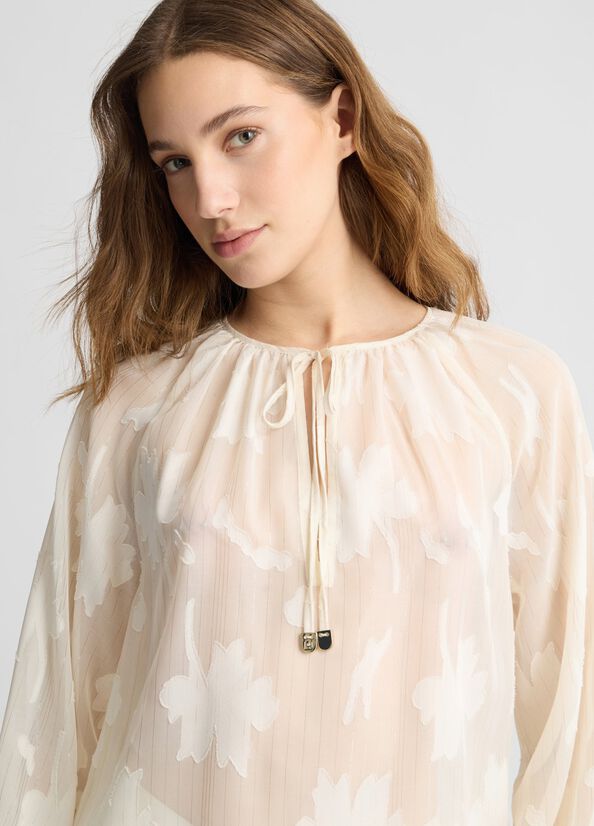 BLOUSE TRANSPARENTE WA5322 By LIU JO