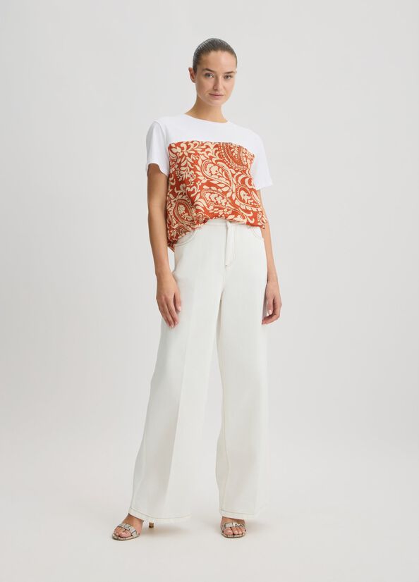 TEE SHIRT BI MATIERE WA5155 By LIU JO