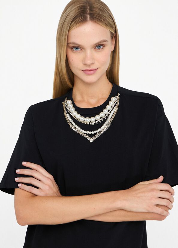 TEE SHIRT COLLIER CF5063 By LIU JO