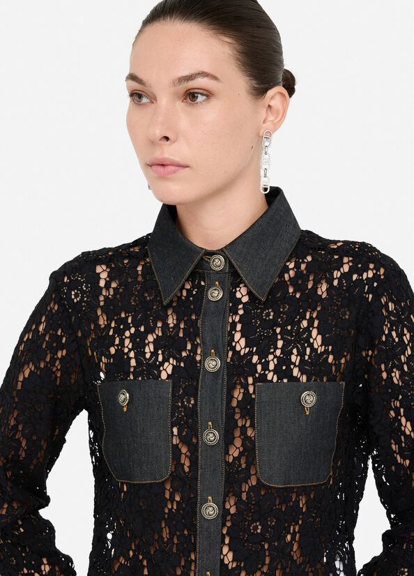 CHEMISE DENTELLE UF5169 By LIU JO