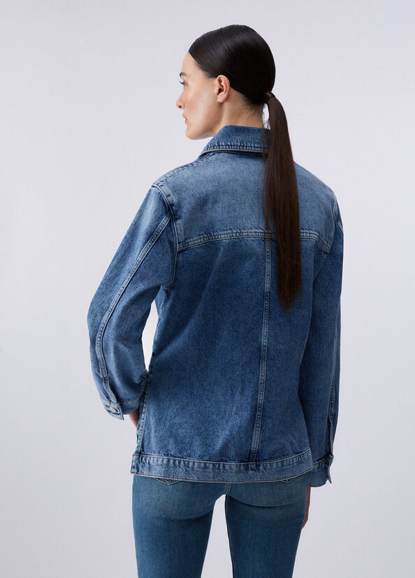 VESTE EN JEAN UA6125 By LIU JO - impulsion-boutique