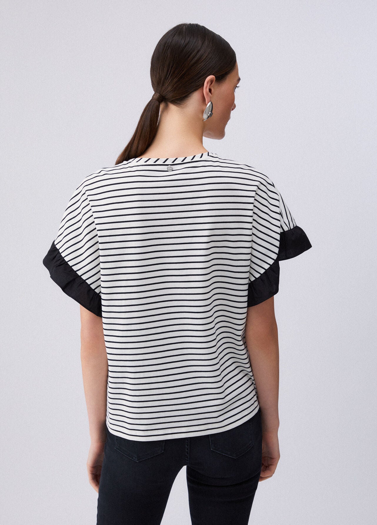 TEE SHIRT MANCHE FROUFROU WA6496 By LIU JO