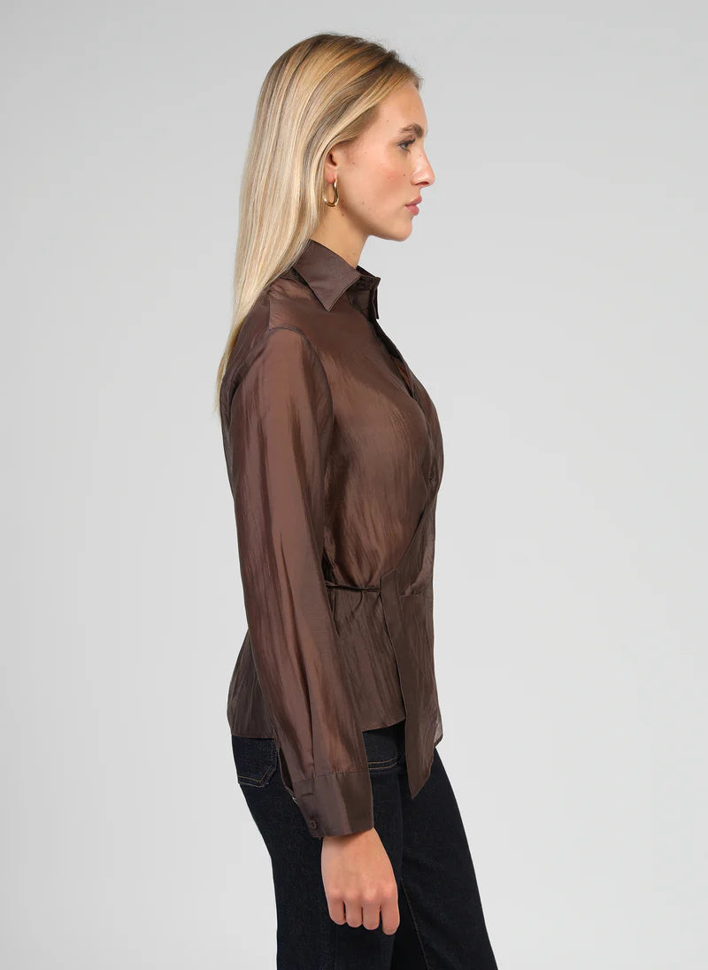 CHEMISE CACHE COEUR AIMA By ANGE