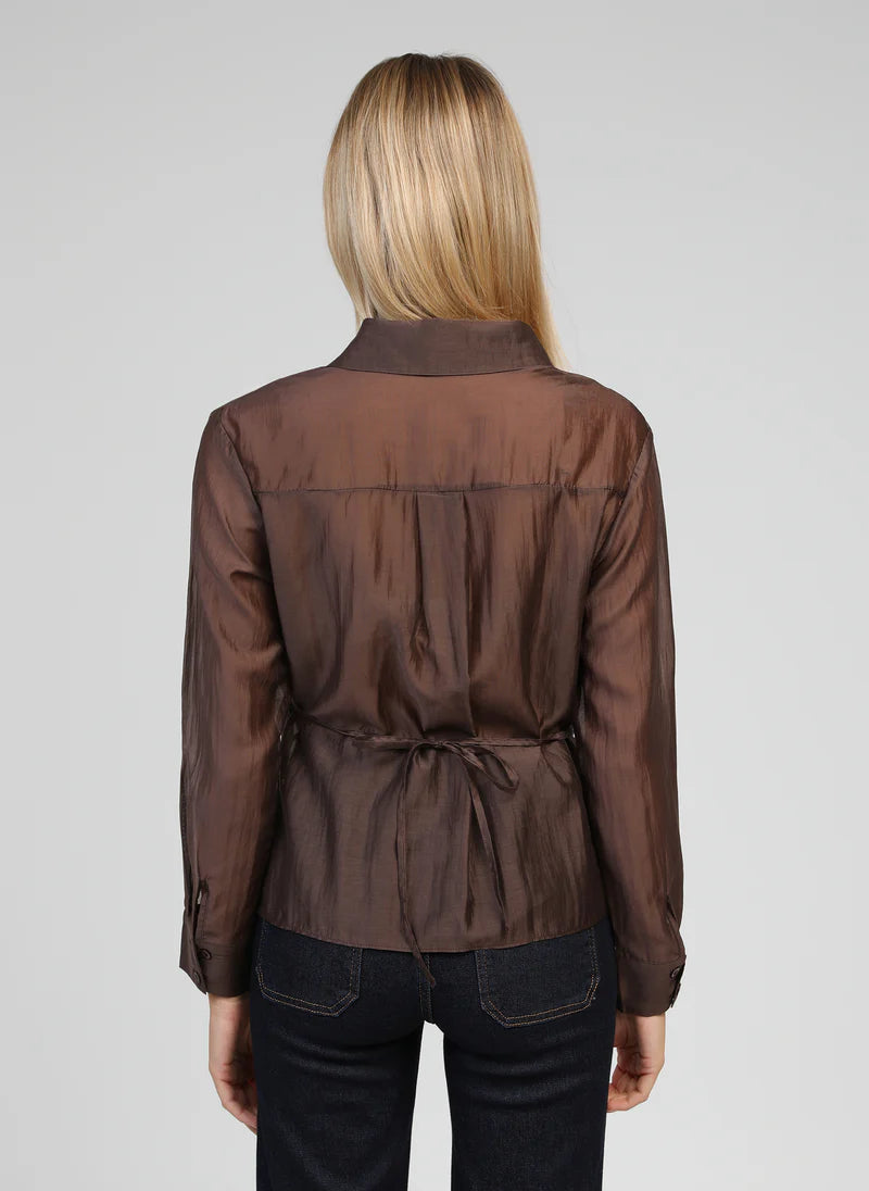 CHEMISE CACHE COEUR AIMA By ANGE