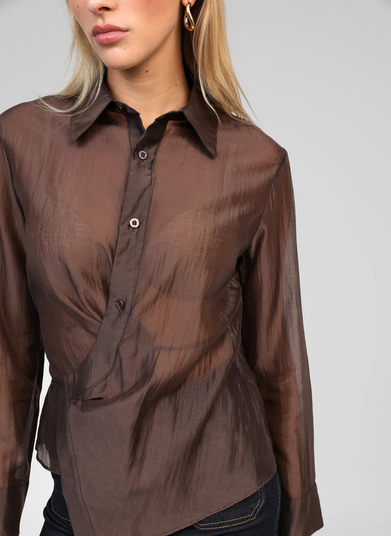 CHEMISE CACHE COEUR AIMA By ANGE