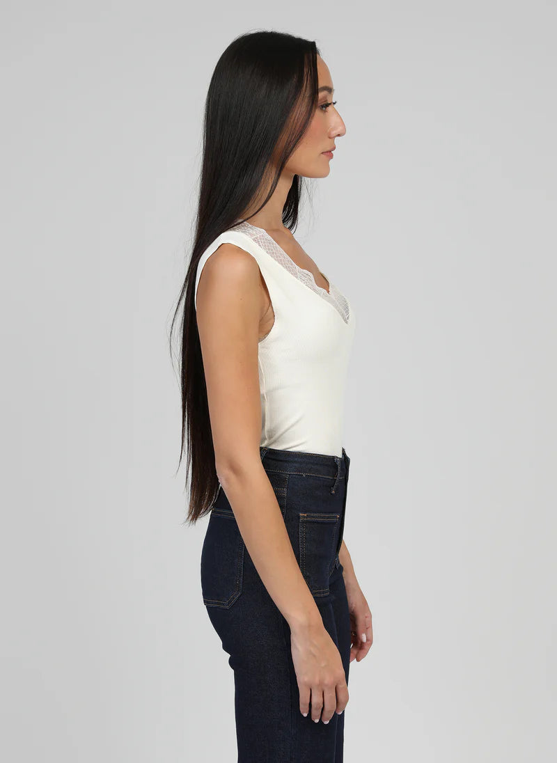 TOP DENTELLE COU ASTURIE By ANGE