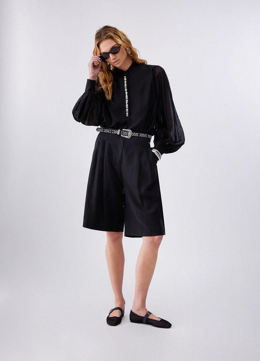 CHEMISE COL MAO WA6379 By LIU JO