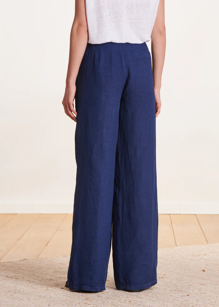 PANTALON LARGE EN LIN BLANDI By LA FEE MARABOUTEE