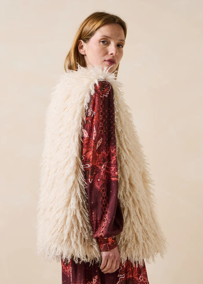 GILET SANS MANCHE POILOU EDMA By LA FEE MARABOUTEE