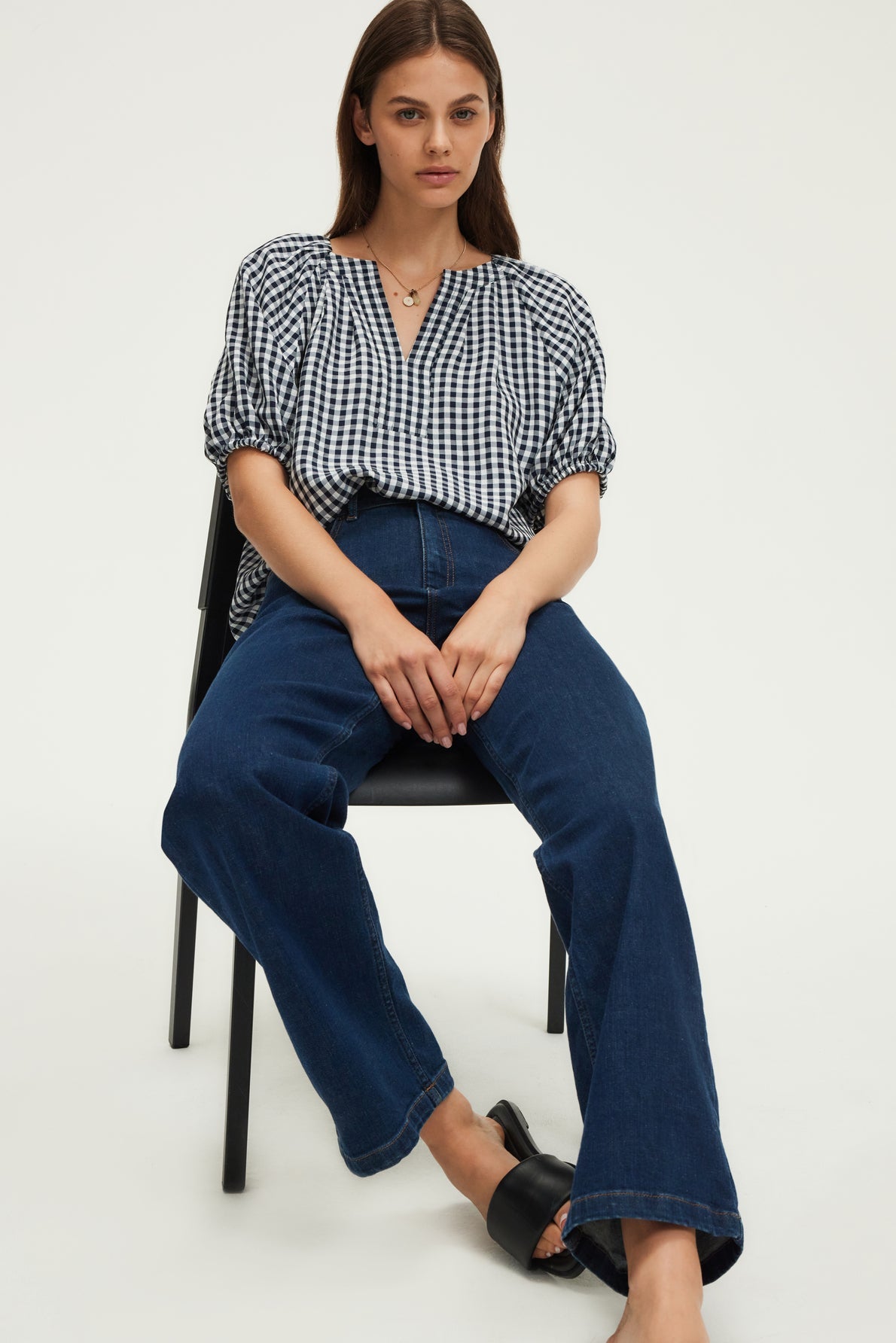 BLOUSE CARREAUX ULIA By PABLO DE DAREL
