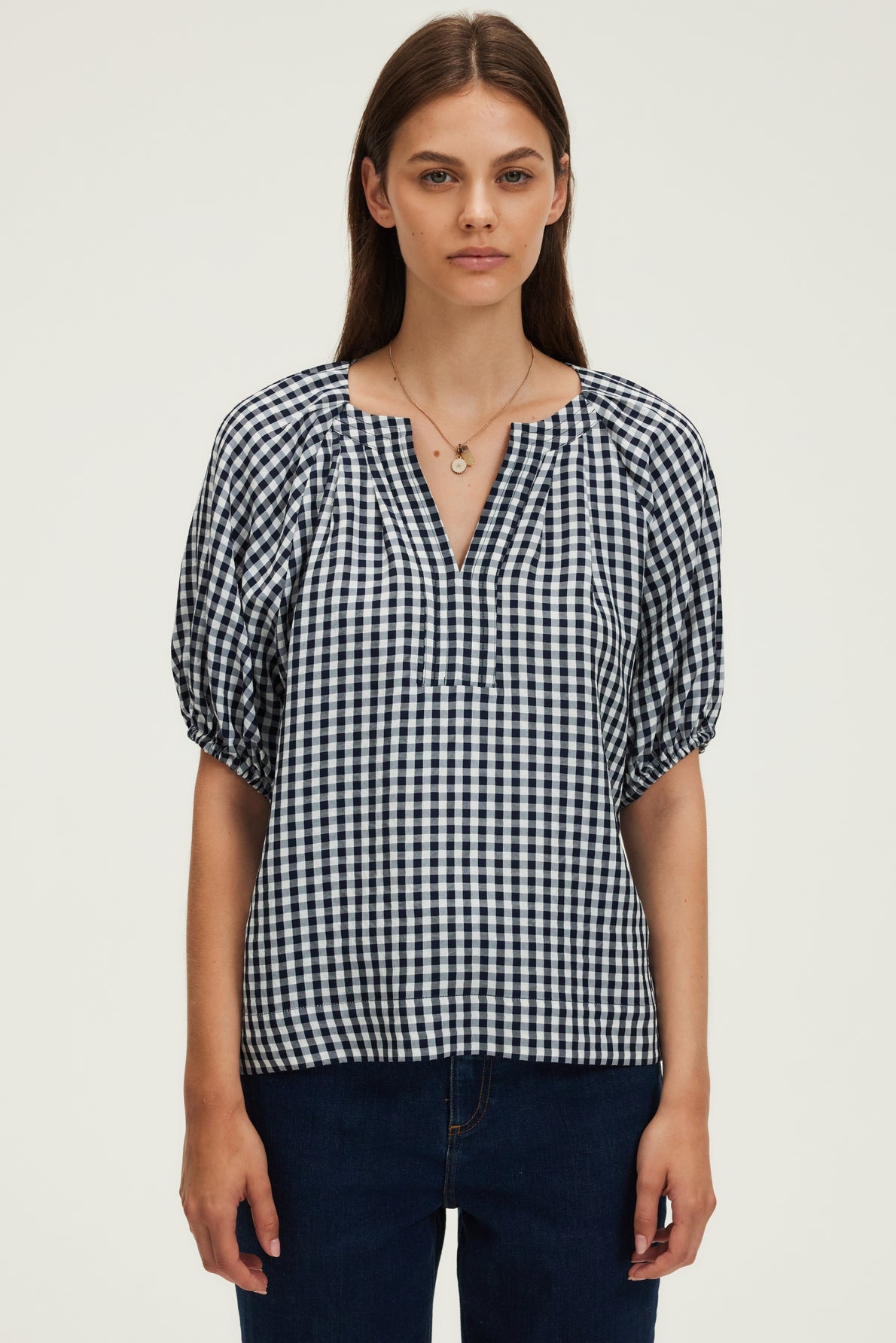 BLOUSE CARREAUX ULIA By PABLO DE DAREL