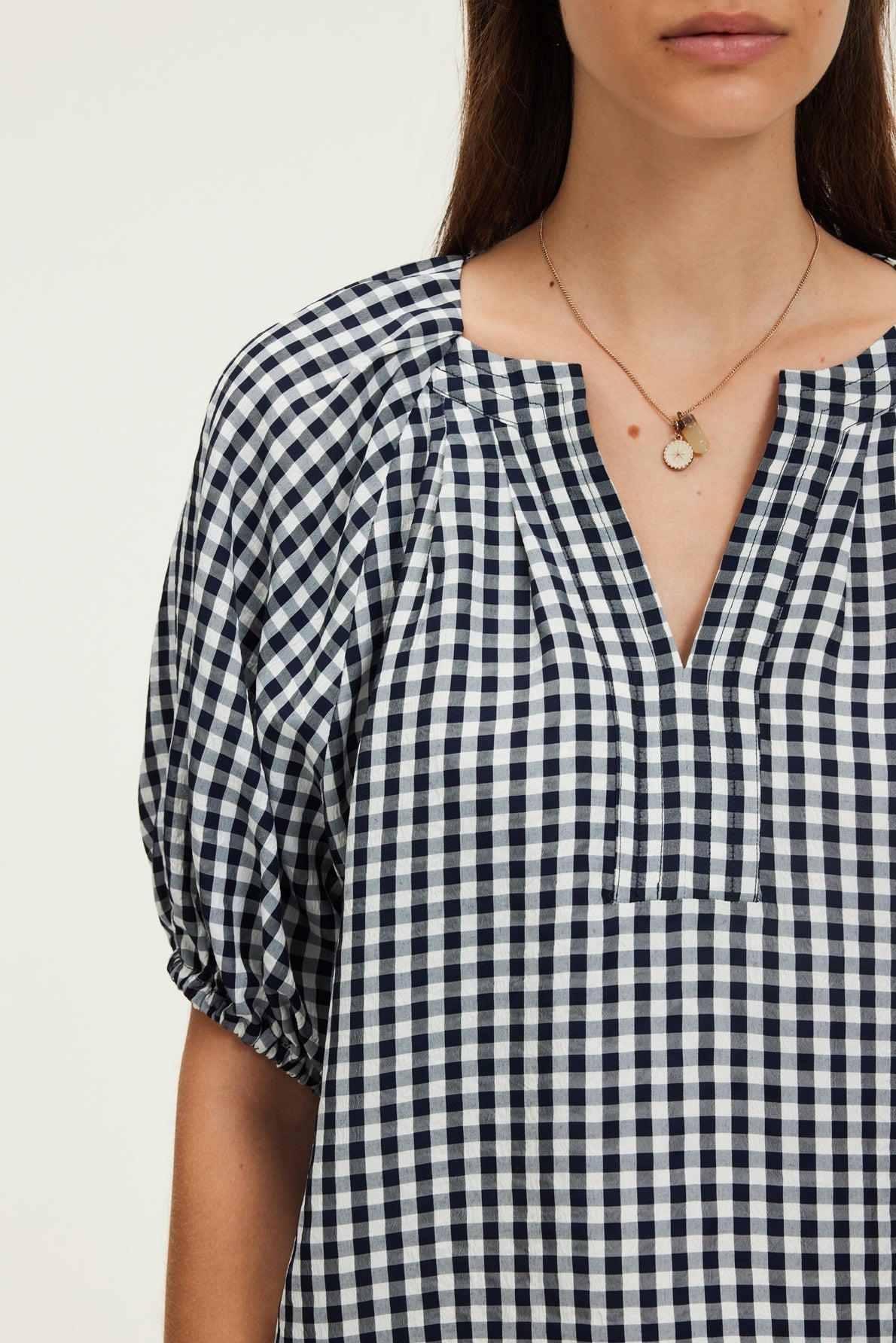 BLOUSE CARREAUX ULIA By PABLO DE DAREL
