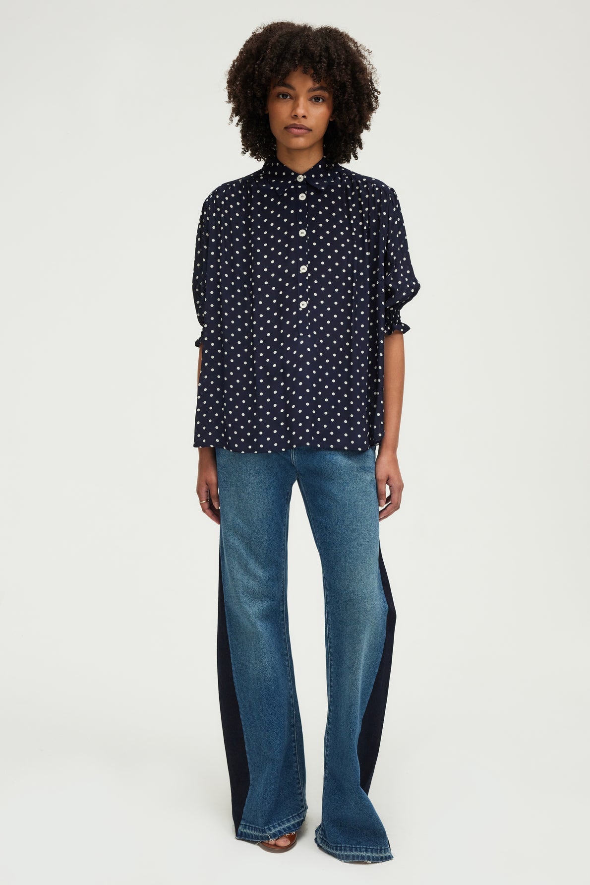 BLOUSE A POIS UTHARA By PABLO DE DAREL