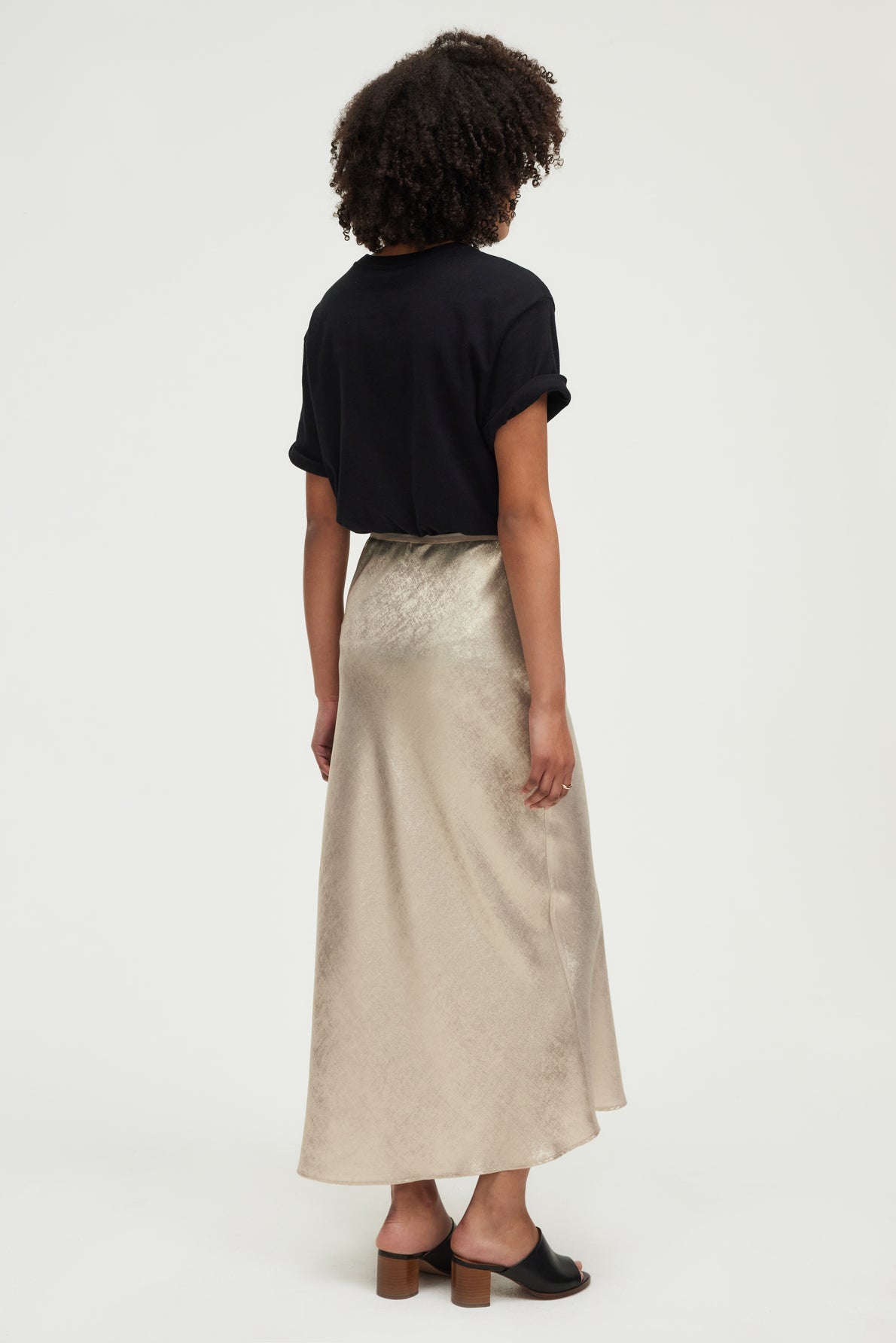 JUPE EN SATIN VIORA By PABLO DE DAREL