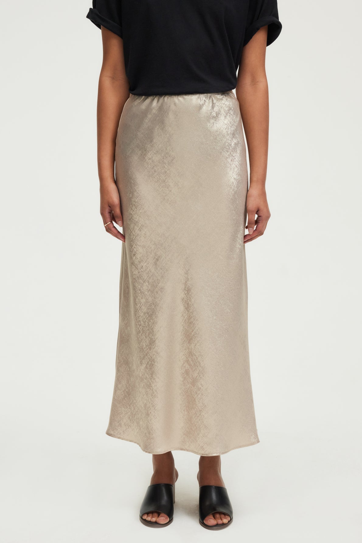 JUPE EN SATIN VIORA By PABLO DE DAREL