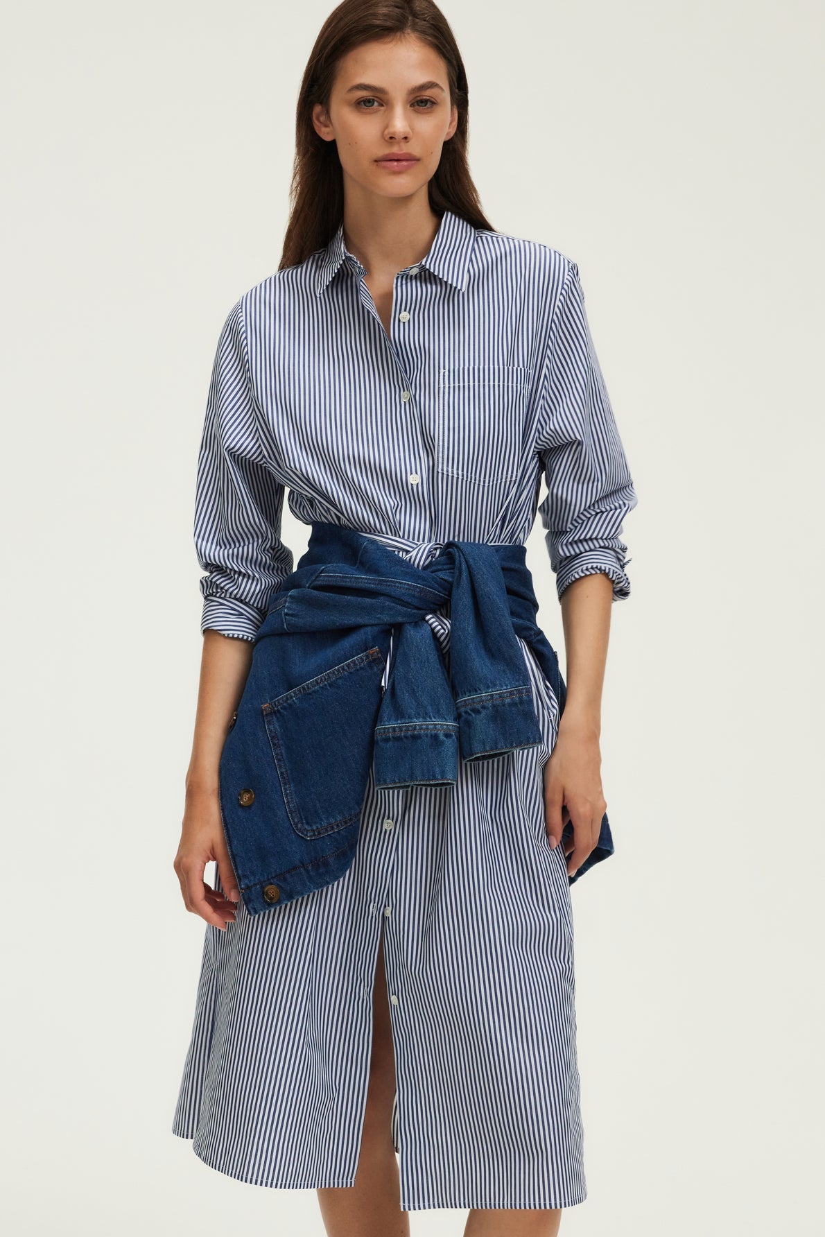 ROBE CHEMISE RAYEE POLINA By PABLO DE DAREL