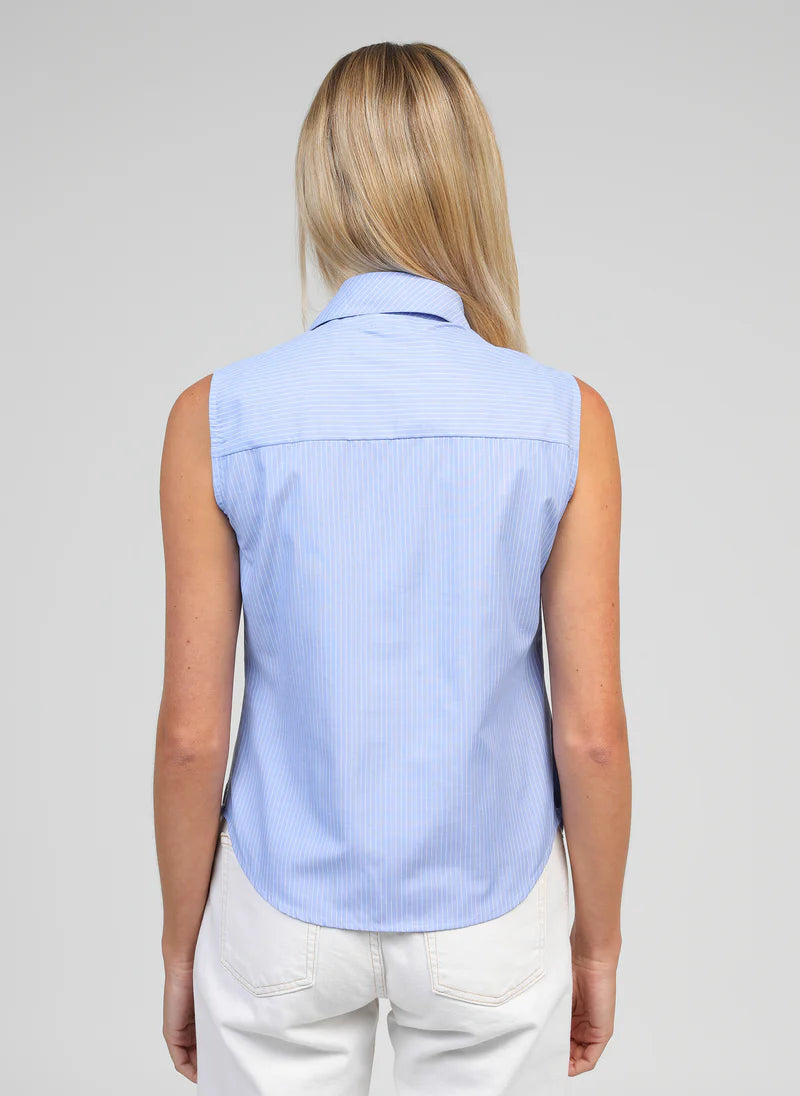 CHEMISE RAYEE FACON JABOT SELYAN By ANGE