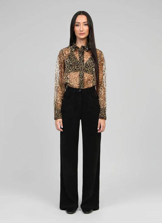 BLOUSE IMPRIME COL STRASS SOUMALIN By ANGE