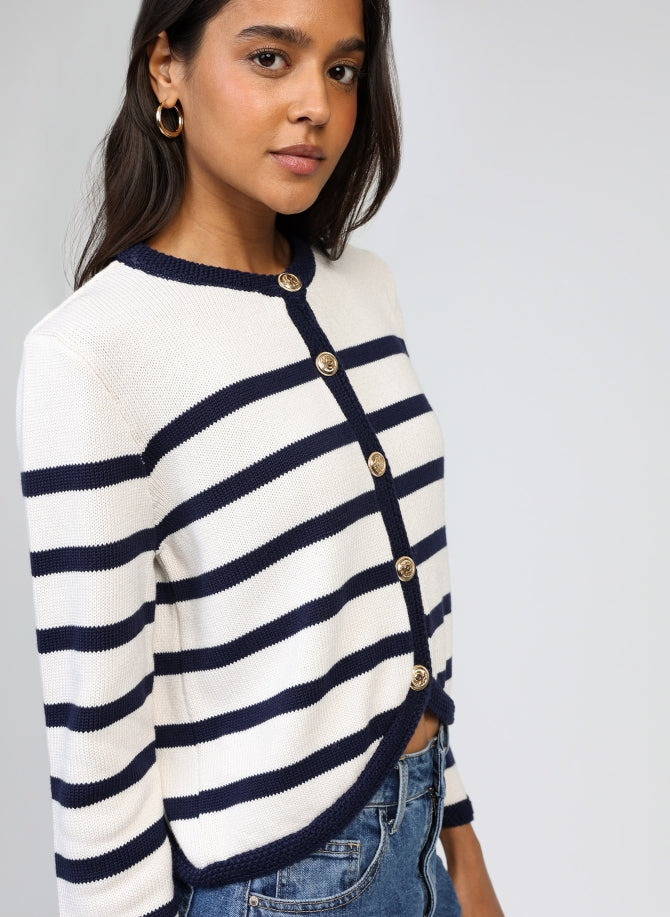 GILET MARIN LABIBA By ANGE
