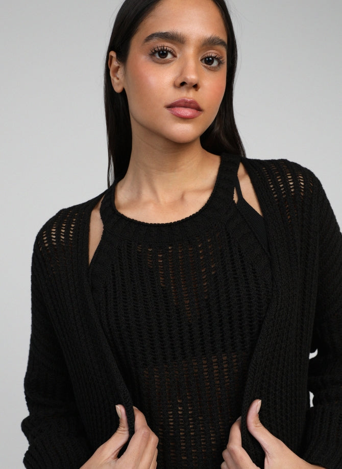 GILET MAILLE LANIRA By ANGE