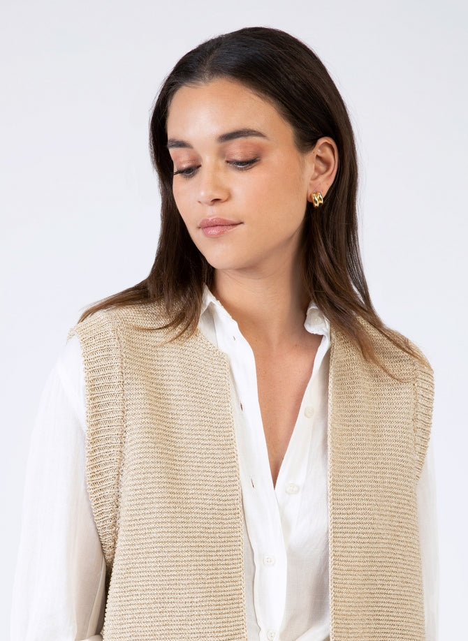 GILET S/MANCHE LEGAYA By ANGE