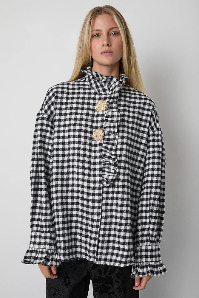 CHEMISE OVERSIZE CARREAU 216007B By BSB