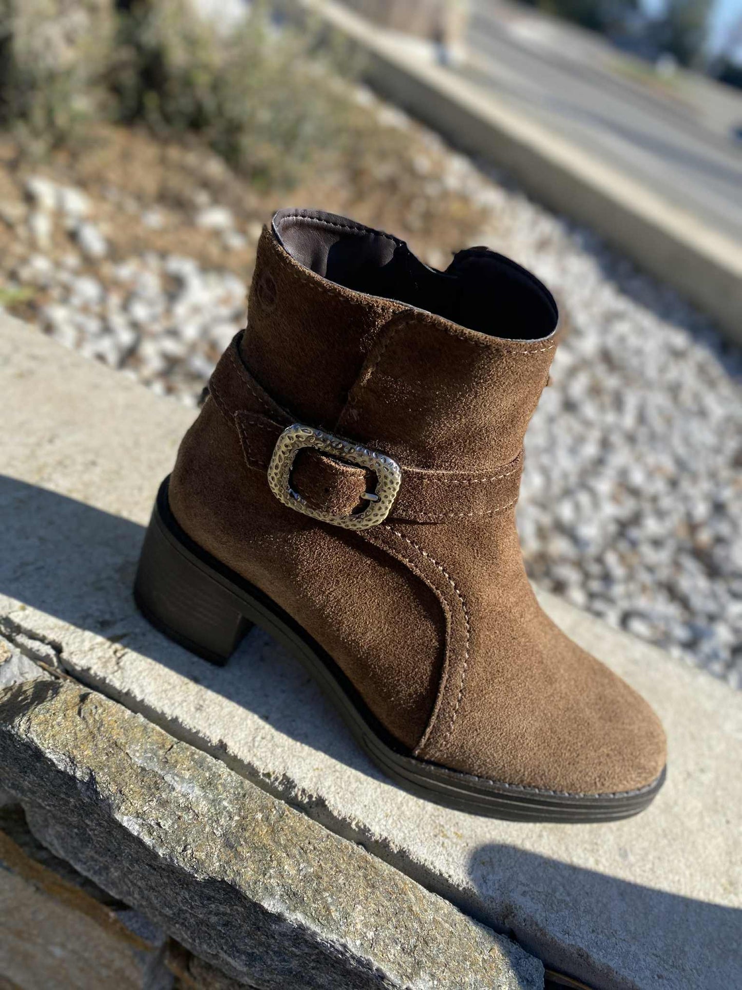 BOTTINE CEINTURE DAIM 25304H By TAMARIS