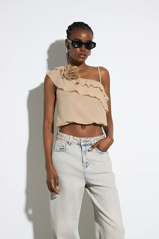 TOP FLEUR PAILLE 210063 By BSB