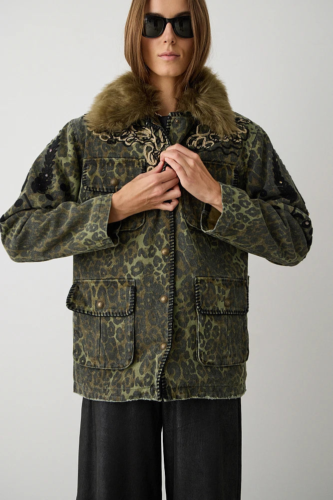 VESTE COL FOURRURE 217800 By BSB