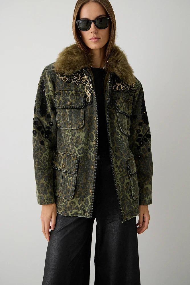 VESTE COL FOURRURE 217800 By BSB