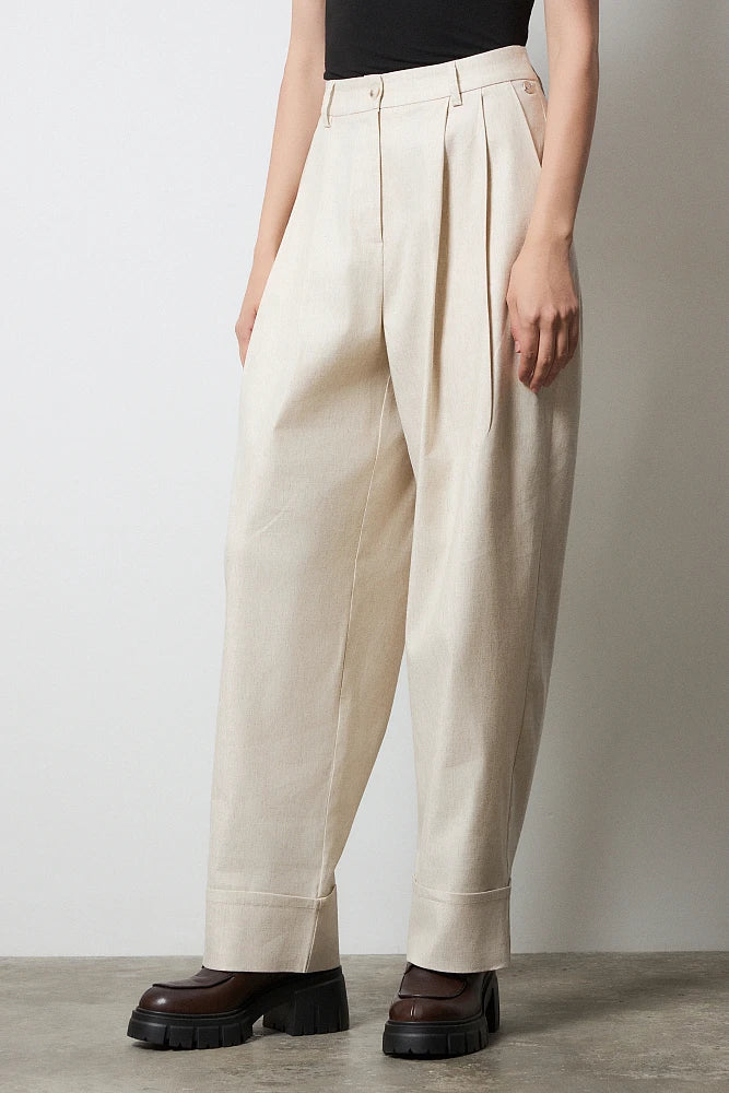 PANTALON EN LIN 212019P By BSB