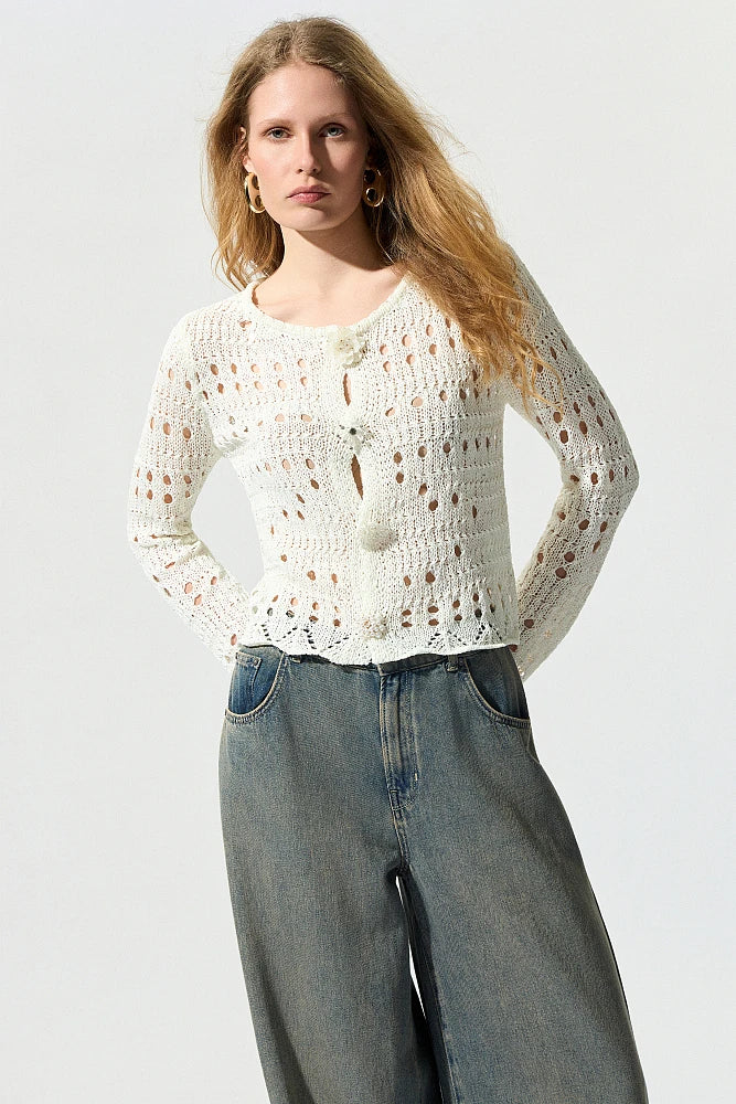 PULL MAILLE AJOURE 215006P By BSB