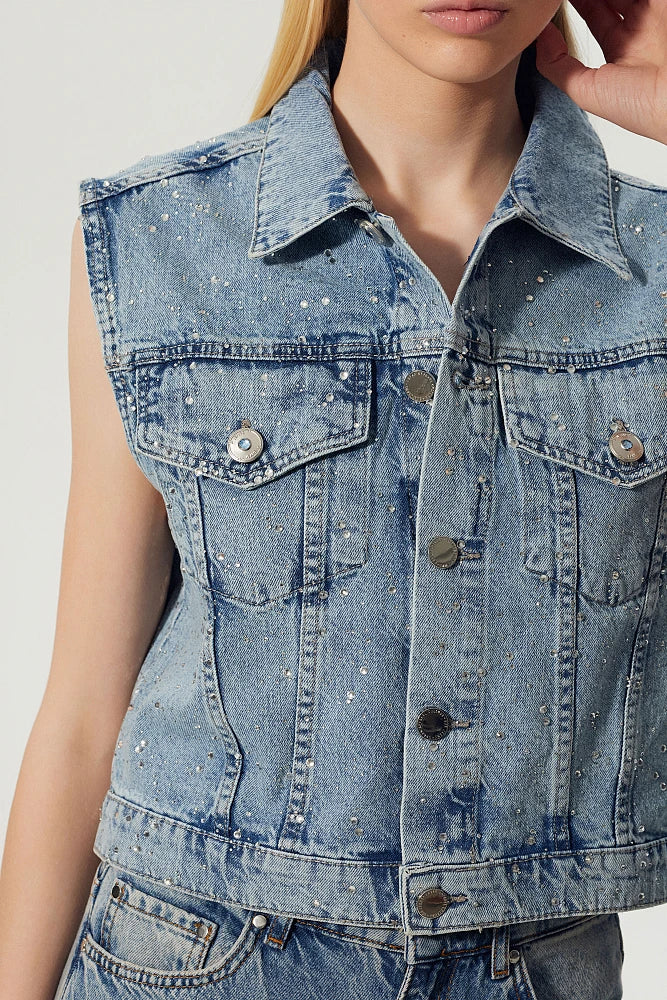 COPRPETTO EN JEAN STRASS 229901P By BSB