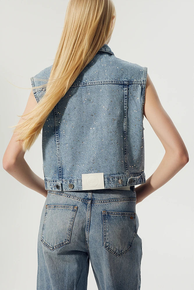 COPRPETTO EN JEAN STRASS 229901P By BSB