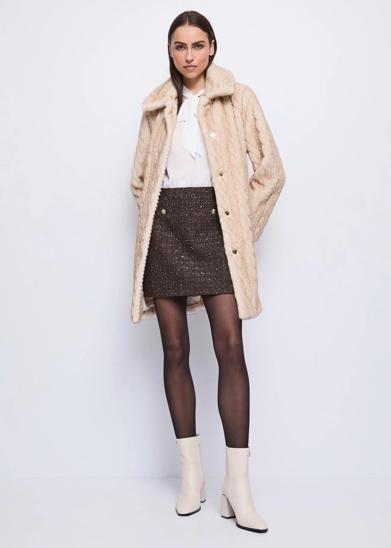 MANTEAU LONG MOUMOUTE FD39005 By GAUDI