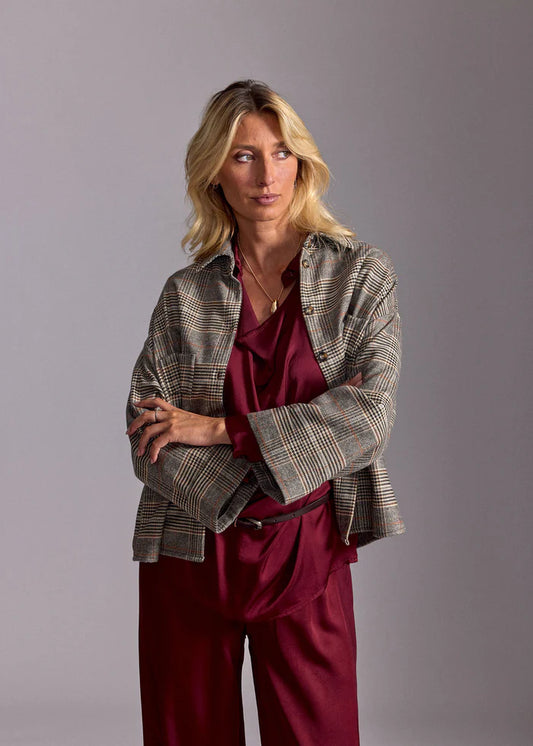 VESTE PIED DE POULE LINA By LAUREN VIDAL