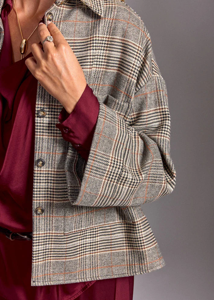 VESTE PIED DE POULE LINA By LAUREN VIDAL