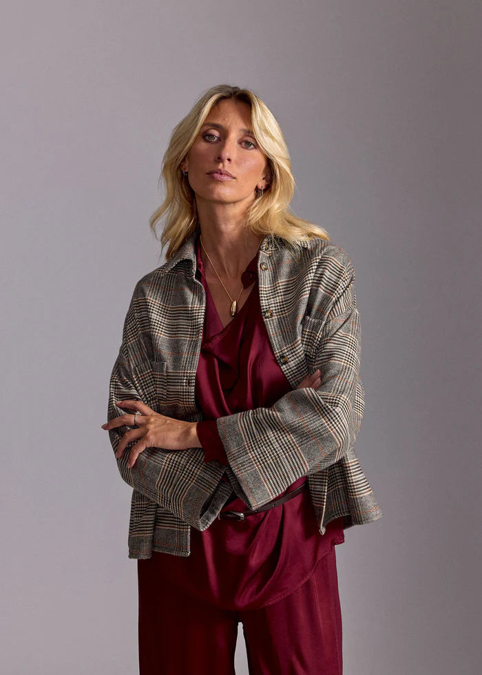 VESTE PIED DE POULE LINA By LAUREN VIDAL